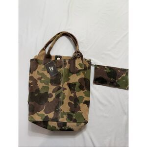 Camouflage Tote Shoulder Bag with Pouch